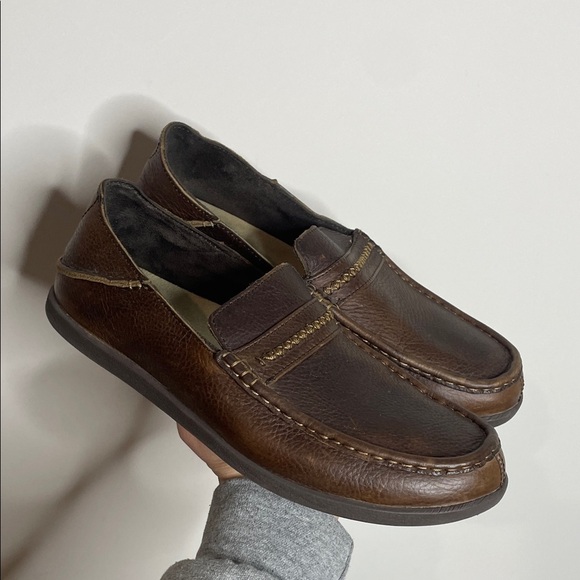 OluKai | Men’s Brown Leather Malana Country Shoes Size 8.5 main image 7